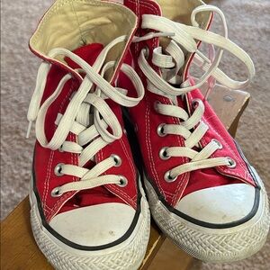 Converse Classic Red and White Sneakers
